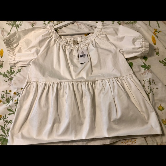 Kate Spade Cotton Sateen two tier top NWT - Picture 2 of 6